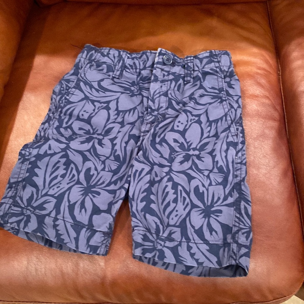 Blue floral board shorts for boys size 5 regular gap
